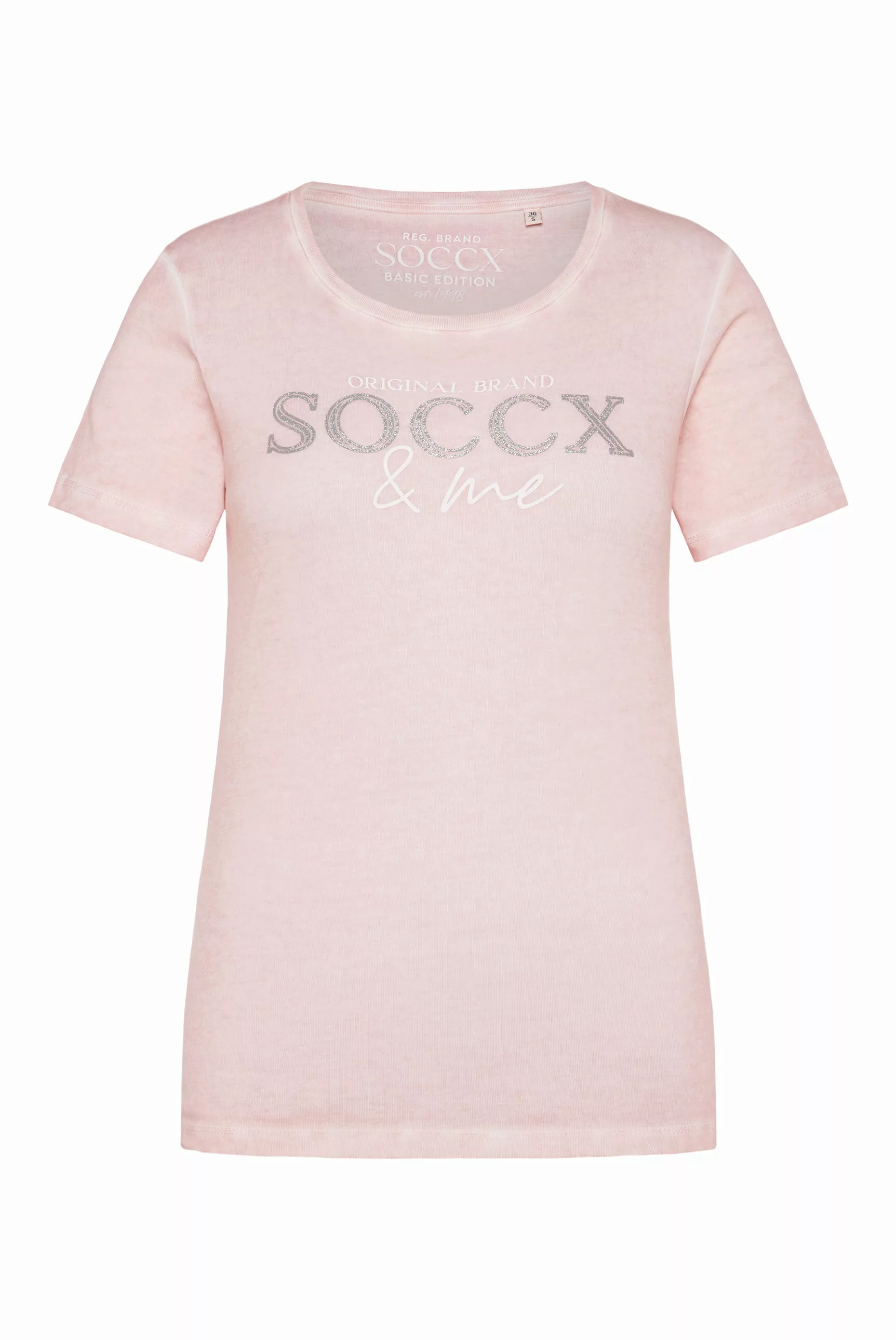 SOCCX Rundhalsshirt, aus Baumwolle günstig online kaufen