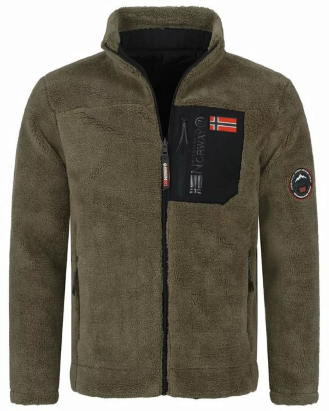 Geographical Norway Fleecejacke Herren Teddy Fleece Winter Jacke Outdoor Üb günstig online kaufen