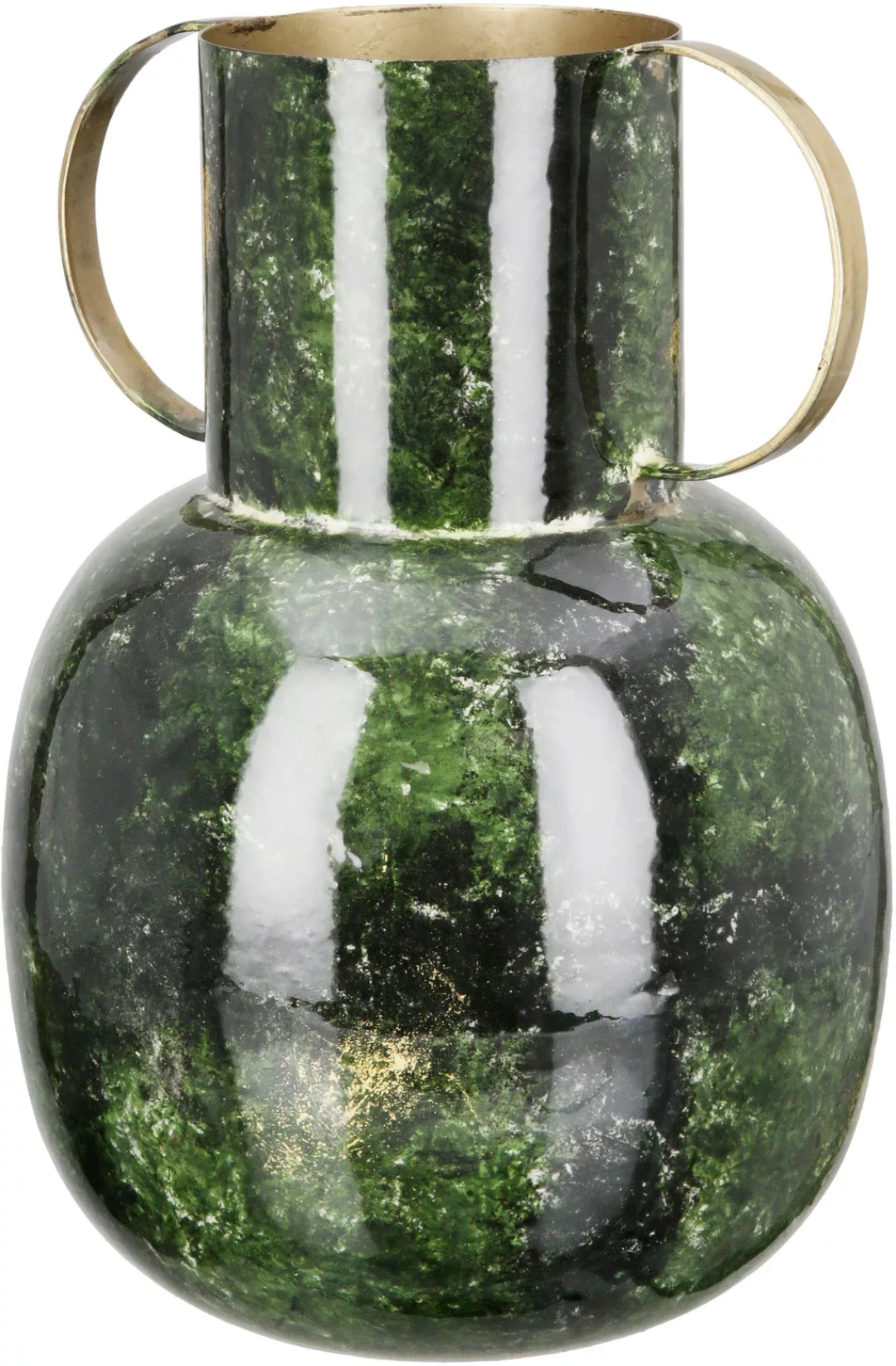 GILDE Tischvase "Grana", (1 St.), Vase aus Metall, Höhe ca. 30 cm günstig online kaufen