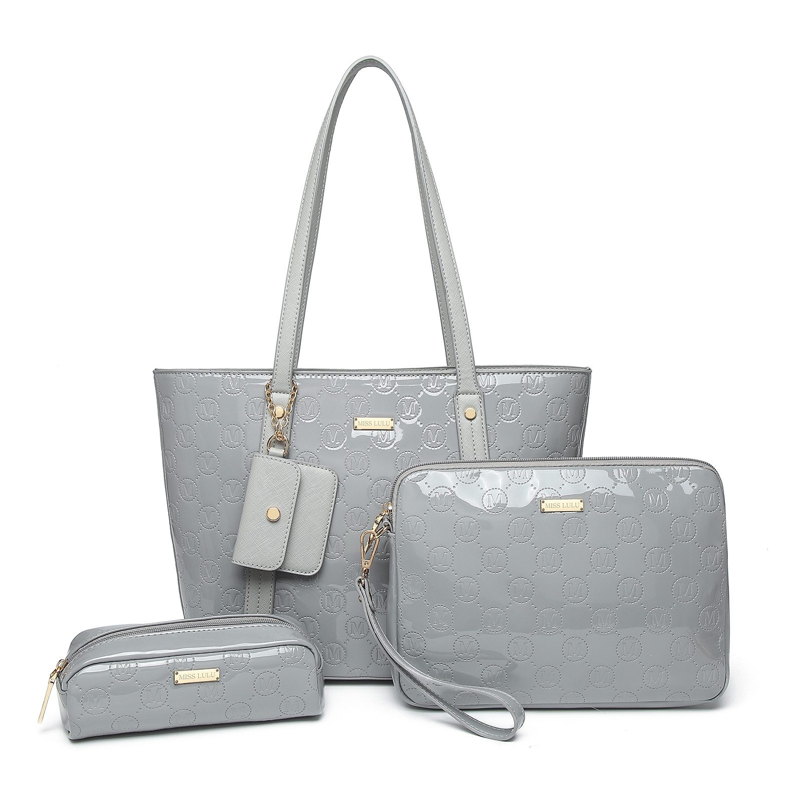 Miss Lulu Shopper Damen Handtasche Set, günstig online kaufen