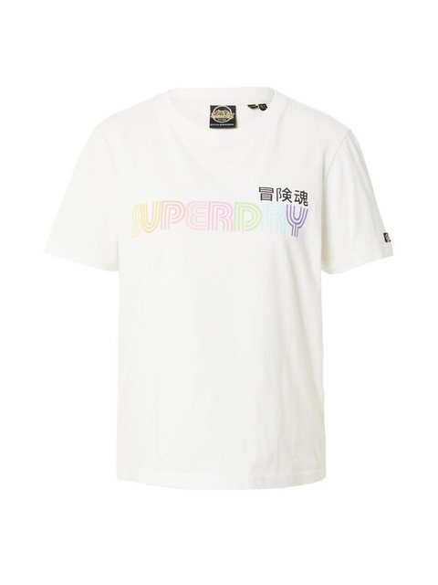 Superdry T-Shirt Vintage Retro Rainbow (1-tlg) Weiteres Detail günstig online kaufen