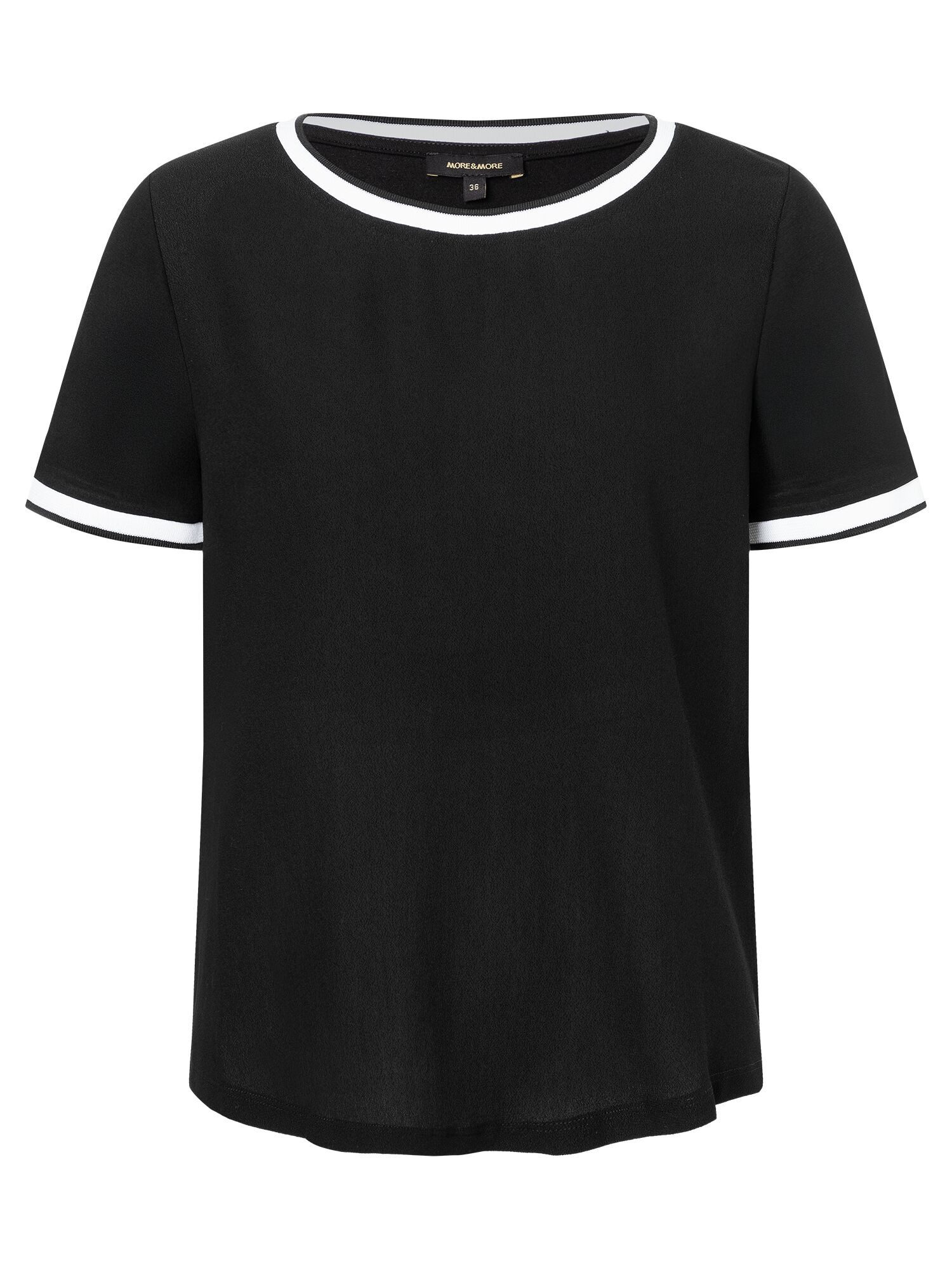 MORE&MORE Kurzarmshirt Blusenshirt günstig online kaufen