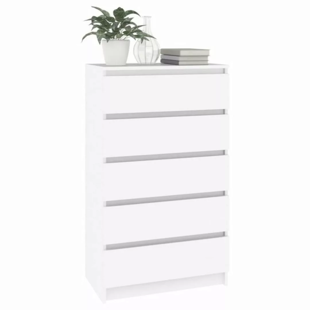 DOTMALL Mehrzweckschrank Schubladenschrank Weiß 60x36x103 cm Holzwerkstoff günstig online kaufen