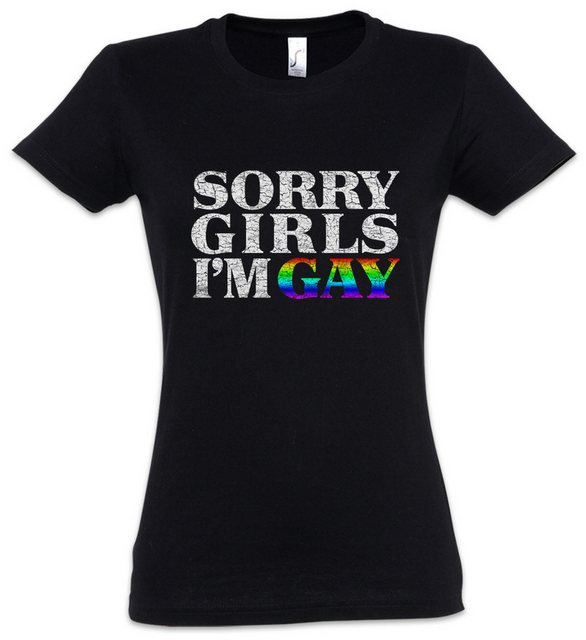 Urban Backwoods Print-Shirt Sorry Girls I'm Gay Damen T-Shirt Schwul homose günstig online kaufen