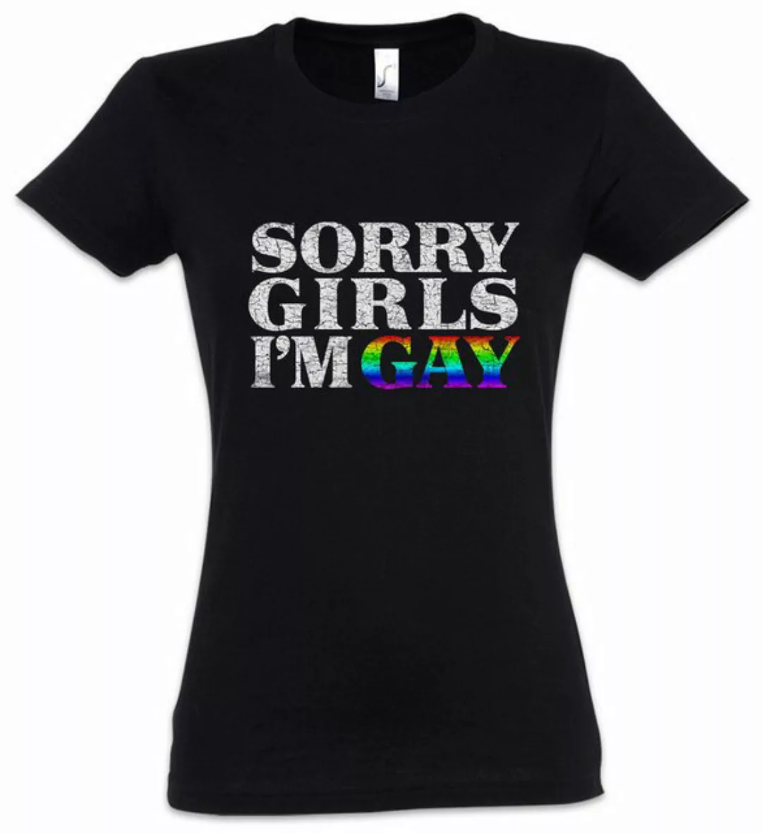 Urban Backwoods Print-Shirt Sorry Girls I'm Gay Damen T-Shirt Schwul homose günstig online kaufen