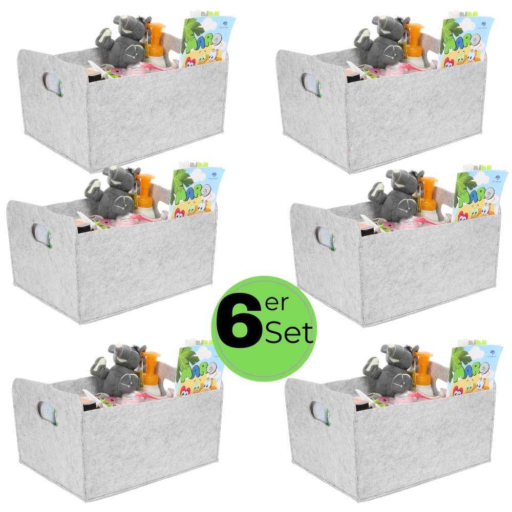 GarPet Aufbewahrungsbox 6x Aufbewahrungsbox faltbar Stoff günstig online kaufen