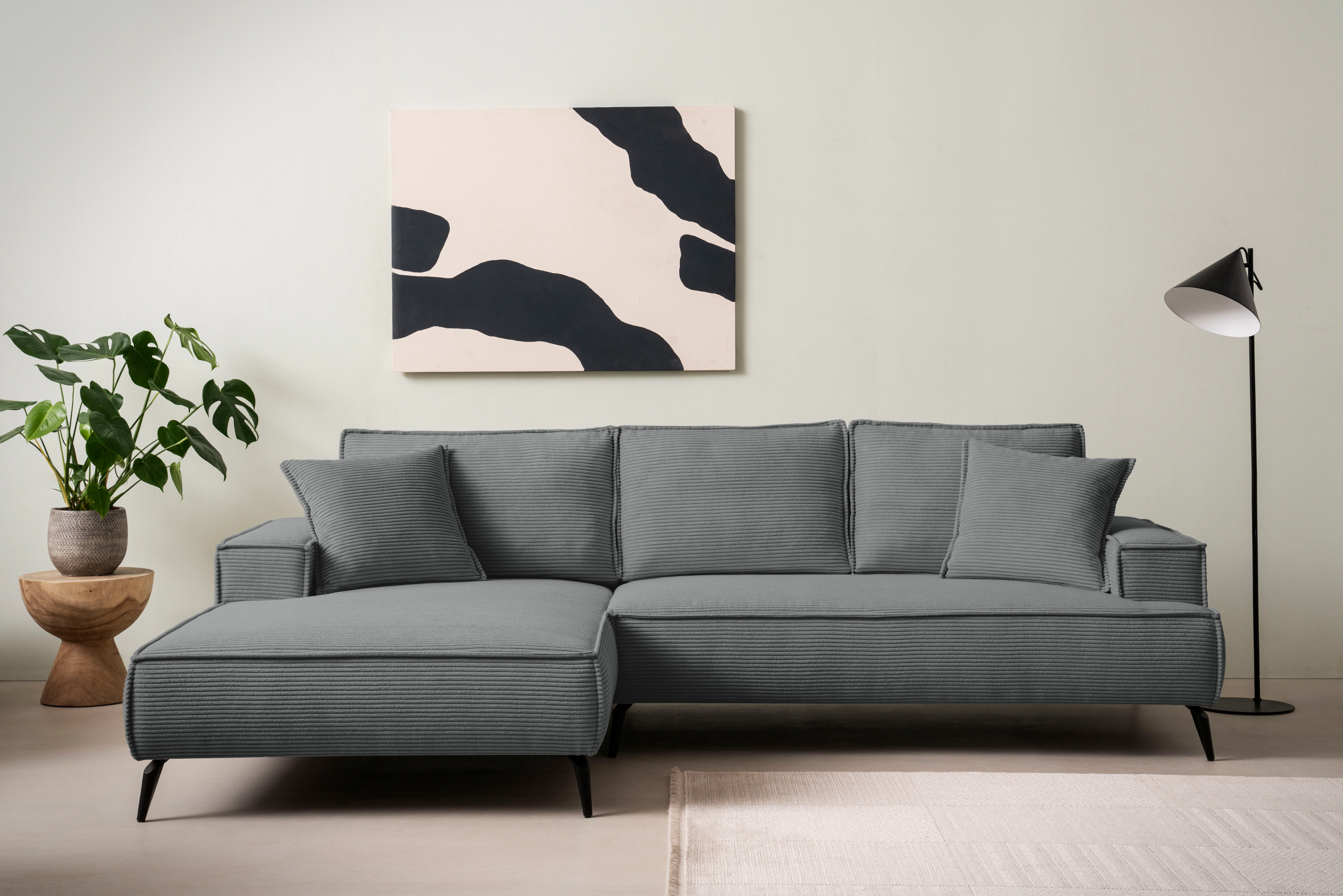 andas Ecksofa "TVINNU, L-Form in Cord, Sofa", wahlweise Ottomane rechts/lin günstig online kaufen