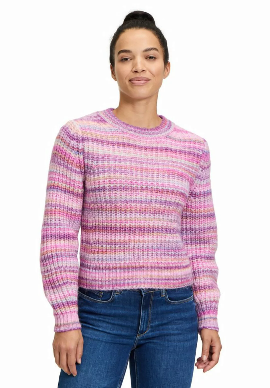 Betty&Co Strickpullover Betty & Co Strickpullover mit Effektgarn (1-tlg) St günstig online kaufen