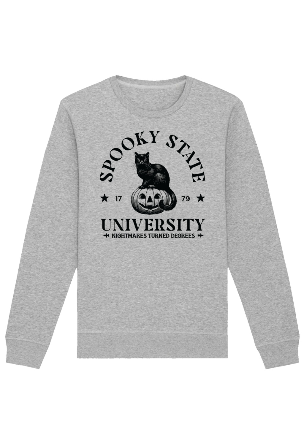 F4NT4STIC Sweatshirt "Halloween University Spooky state cat", Premium Quali günstig online kaufen