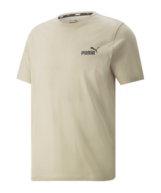 PUMA T-Shirt PUMA Essentials Small Logo T-Shirt Beige Baumwolle günstig online kaufen