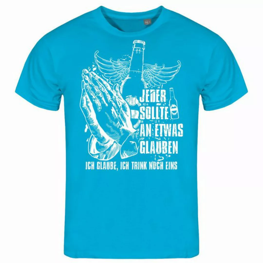 deinshirt Print-Shirt Herren T-Shirt Ich glaube Ich trink noch eins Funshir günstig online kaufen