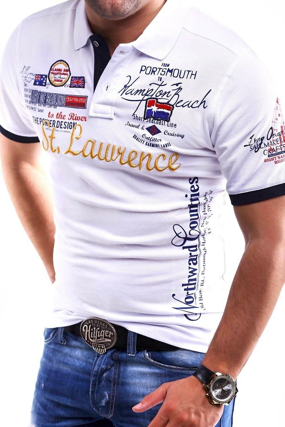 behype Poloshirt "LAWRENCE", in Piqué-Qualität günstig online kaufen