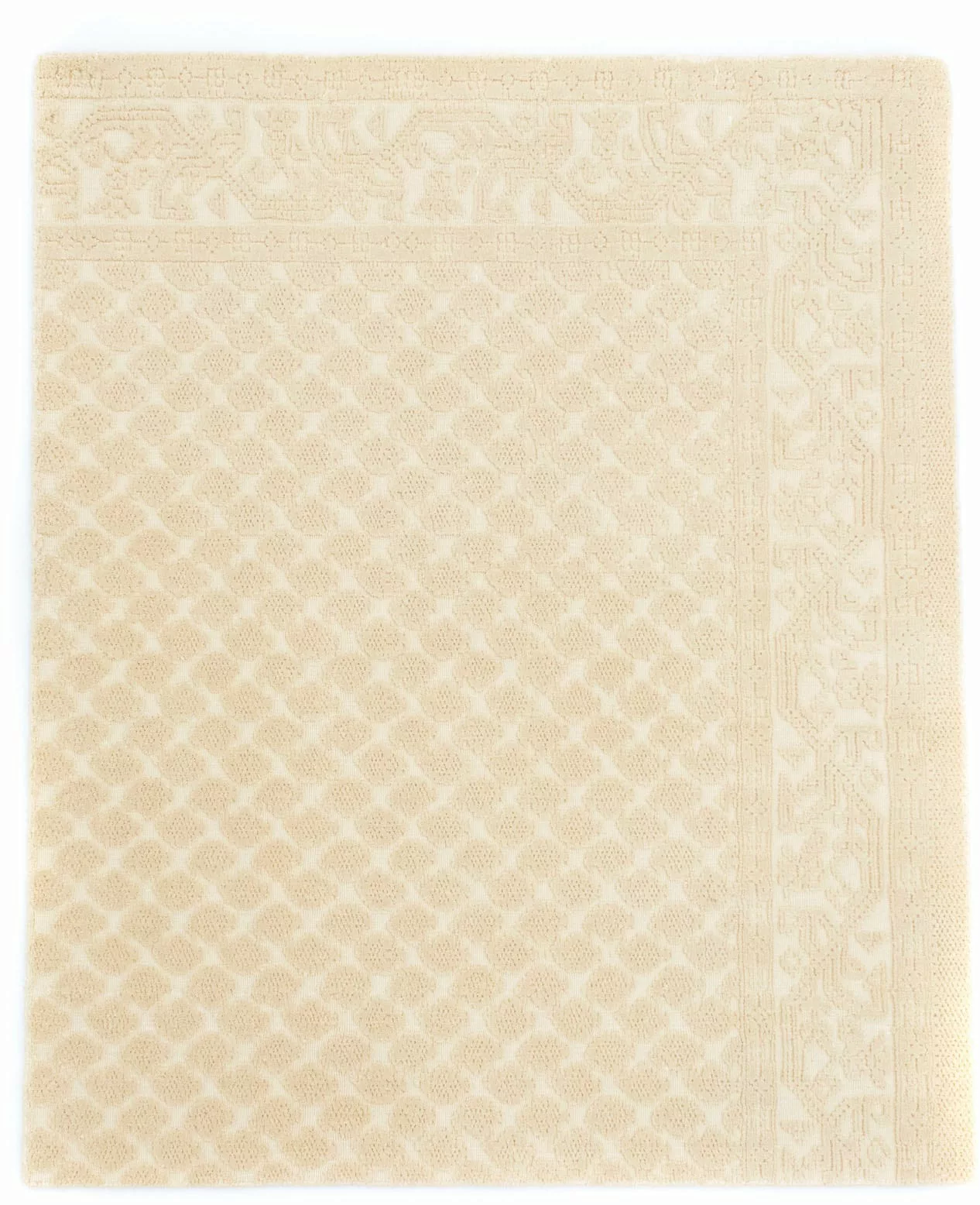 morgenland Wollteppich »Designer Teppich handgewebt beige«, rechteckig, Kur günstig online kaufen