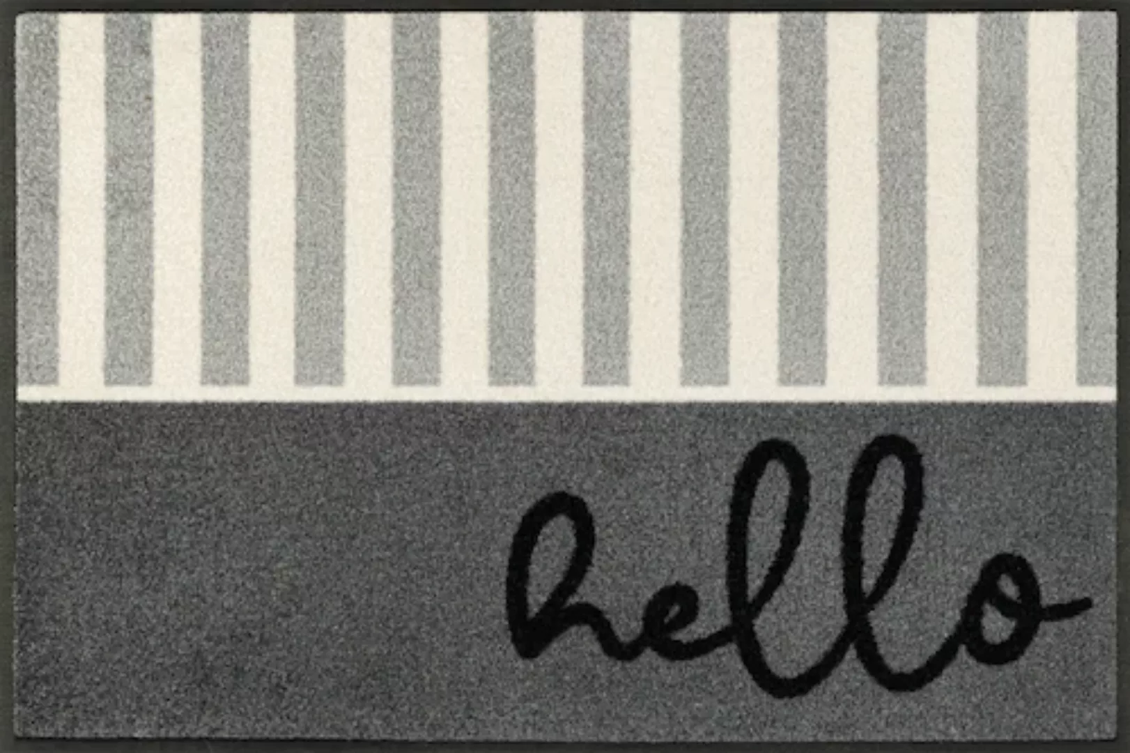 wash+dry by Kleen-Tex Fußmatte »Hello Stripes«, rechteckig, 7 mm Höhe günstig online kaufen