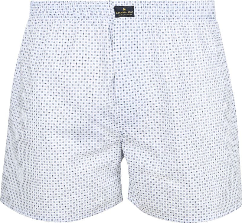 Steppin' Out Boxershort Print Stars Blue - Größe M günstig online kaufen