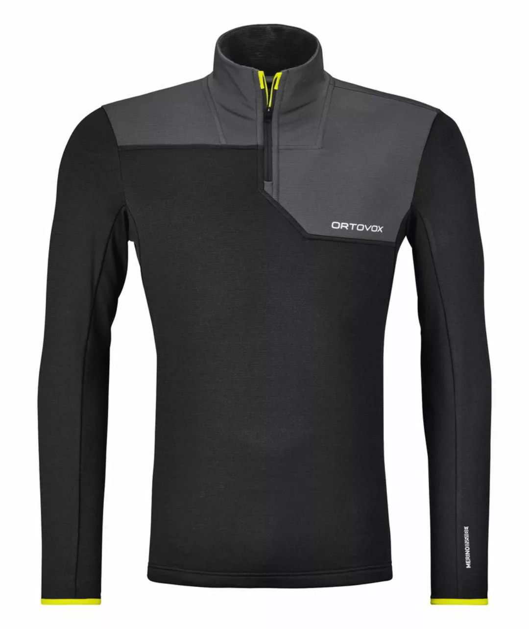 Ortovox Fleece Light Zip Neck Men - Funktionsunterwäsche günstig online kaufen