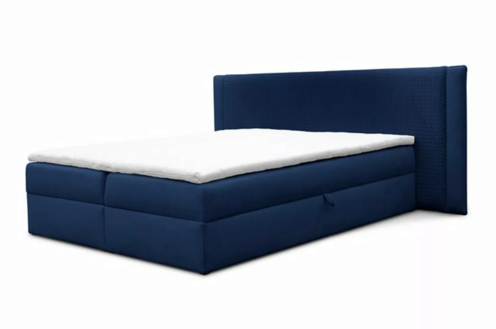 Furnix Boxspringbett Darci 120/140/160/180x200 mit Bettkasten & Topper Ausw günstig online kaufen