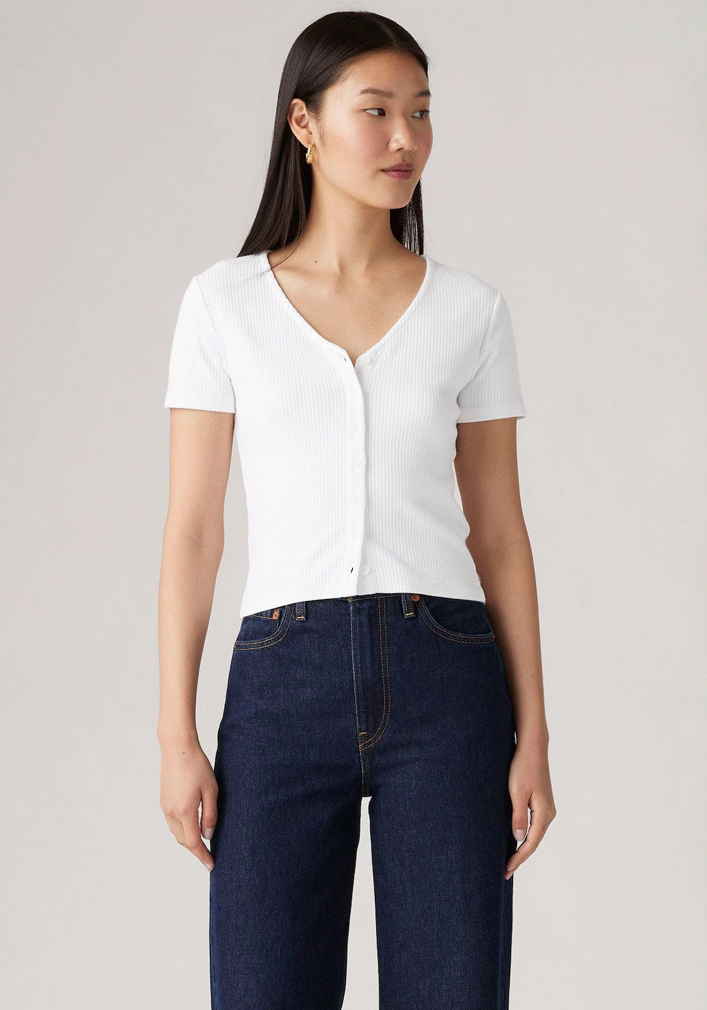 Levis V-Shirt, mit Knopfleiste günstig online kaufen