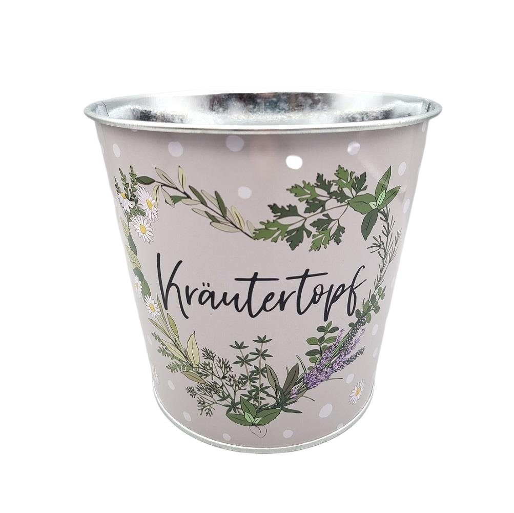 Linoows Pflanzkübel Pflanztopf "Kräutertopf", Blumentopf, Pflanzgefäß günstig online kaufen