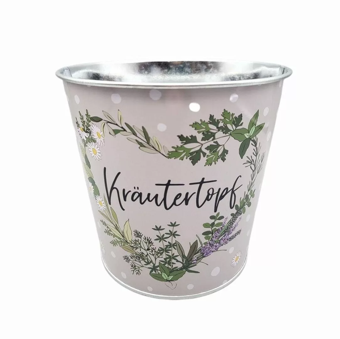 Linoows Pflanzkübel Pflanztopf "Kräutertopf", Blumentopf, Pflanzgefäß günstig online kaufen