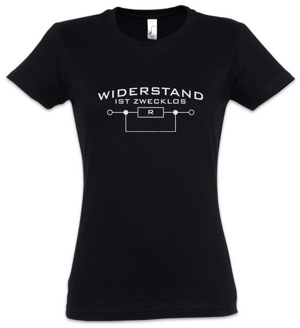 Urban Backwoods Print-Shirt Widerstand Damen T-Shirt Elektriker Elektronike günstig online kaufen