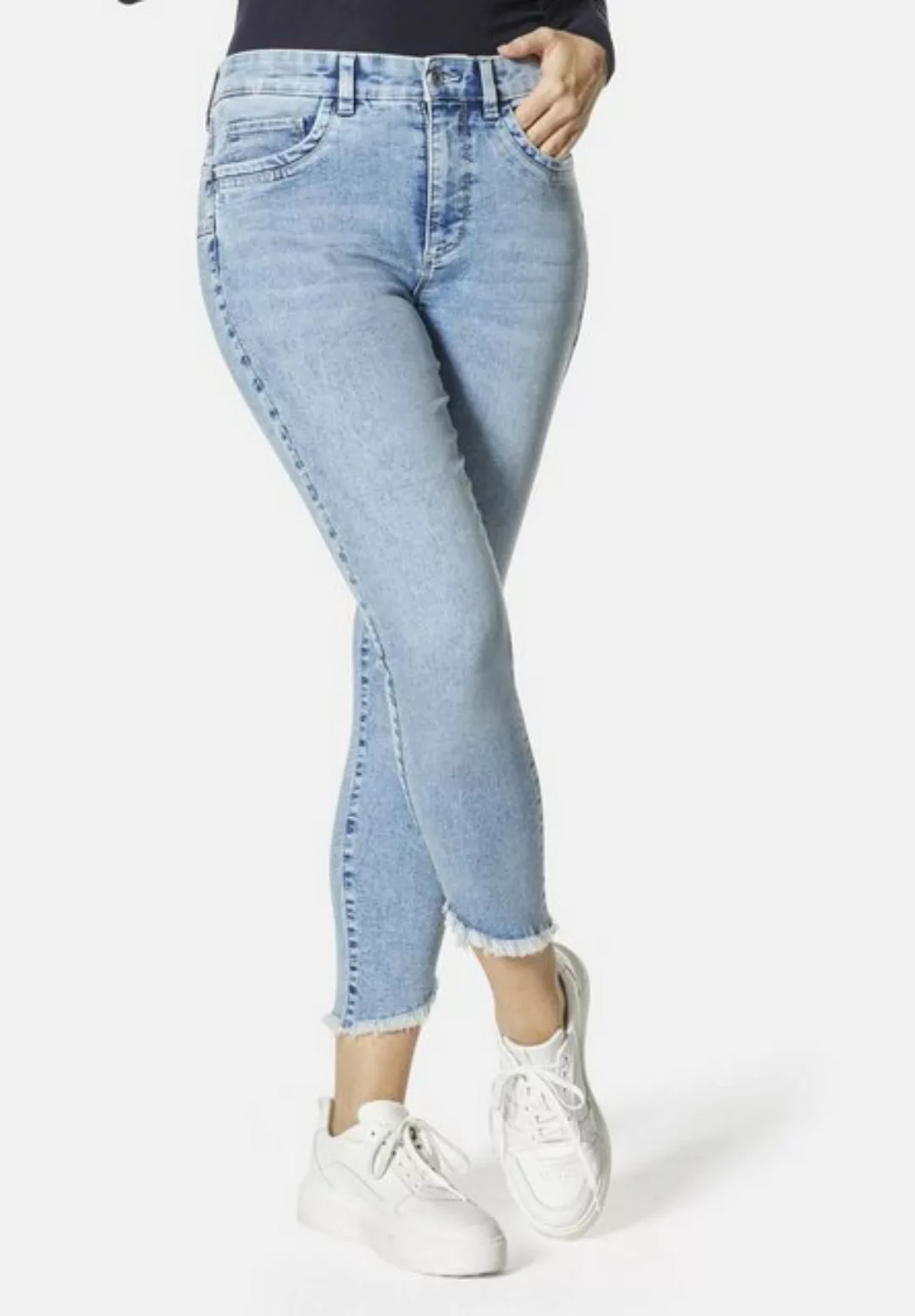 STOOKER WOMEN 5-Pocket-Jeans Rio Fringe Skinny Fit günstig online kaufen