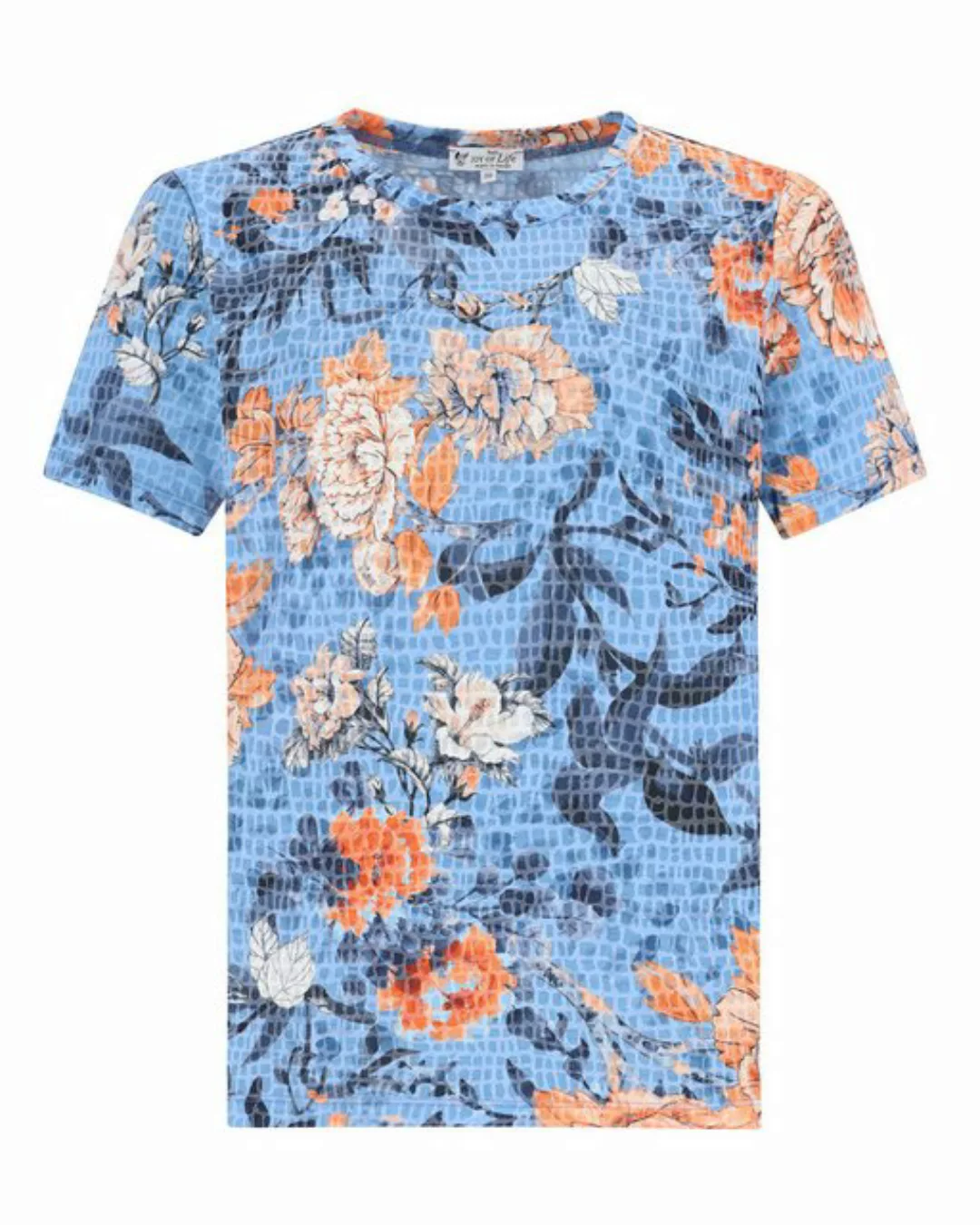 Hajo T-Shirt Shirt Ajourdruck 1/2 Arm günstig online kaufen