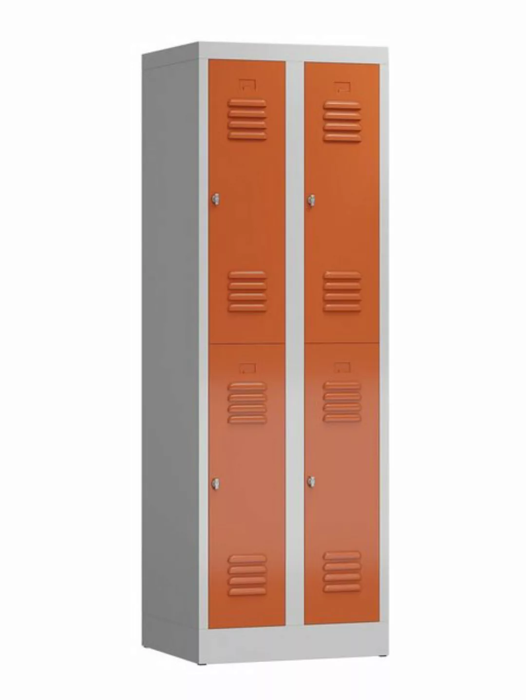 Steelboxx Spind Kleiderspind 4 Fächer 1800 x 600 x 500 mm Personalschrank ( günstig online kaufen