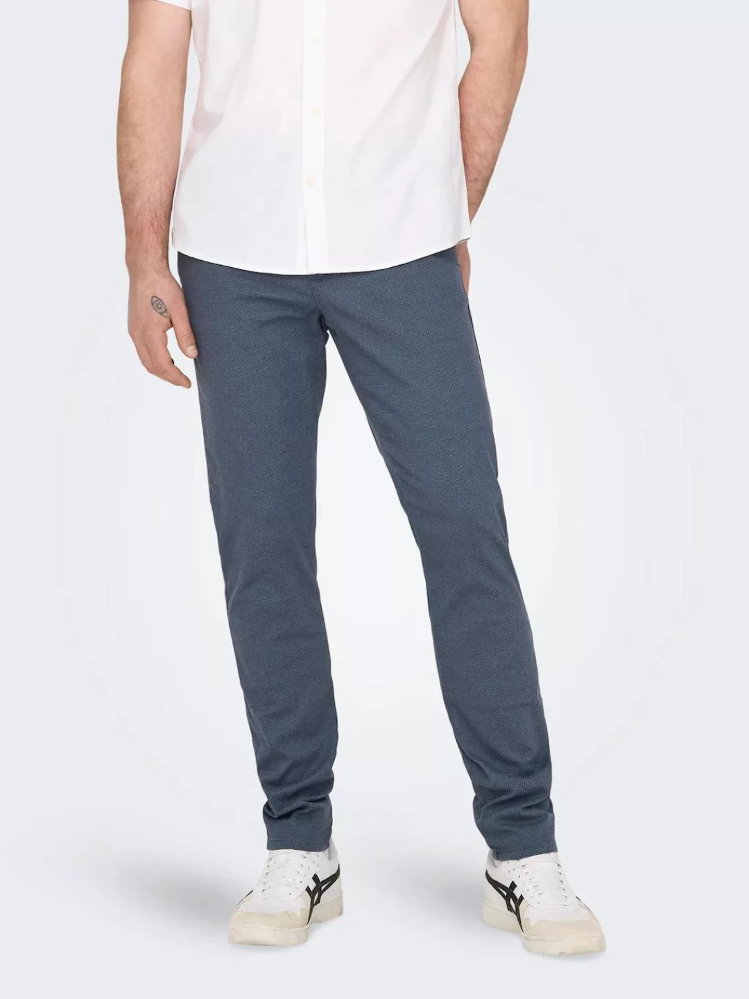 ONLY & SONS Anzughose "ONSMARK PETE SLIM DOBBY 0058 PANT NOOS" günstig online kaufen