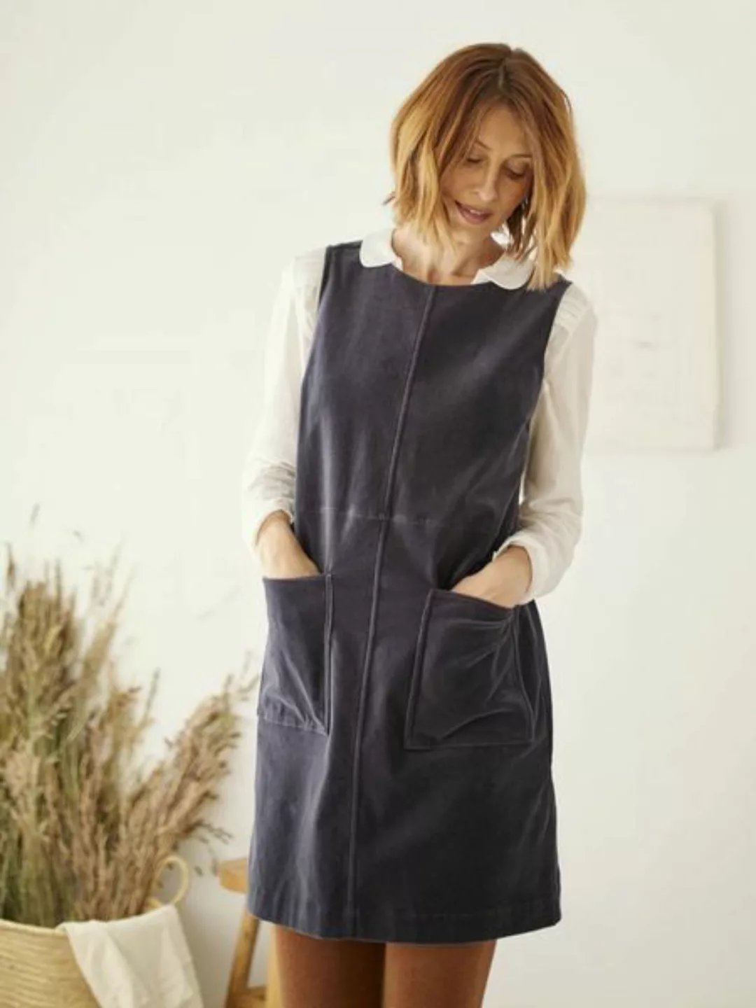 Samt Kleid - Zillah Velvet Dress günstig online kaufen