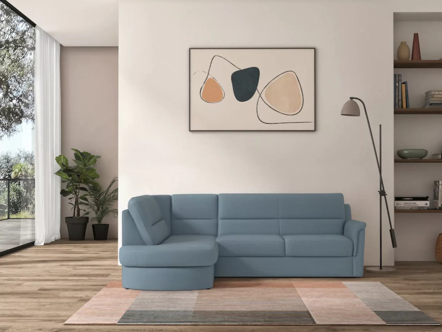 sit&more Ecksofa »Panini L-Form«, wahlweise mit Vorziehsitz und Bettkasten günstig online kaufen