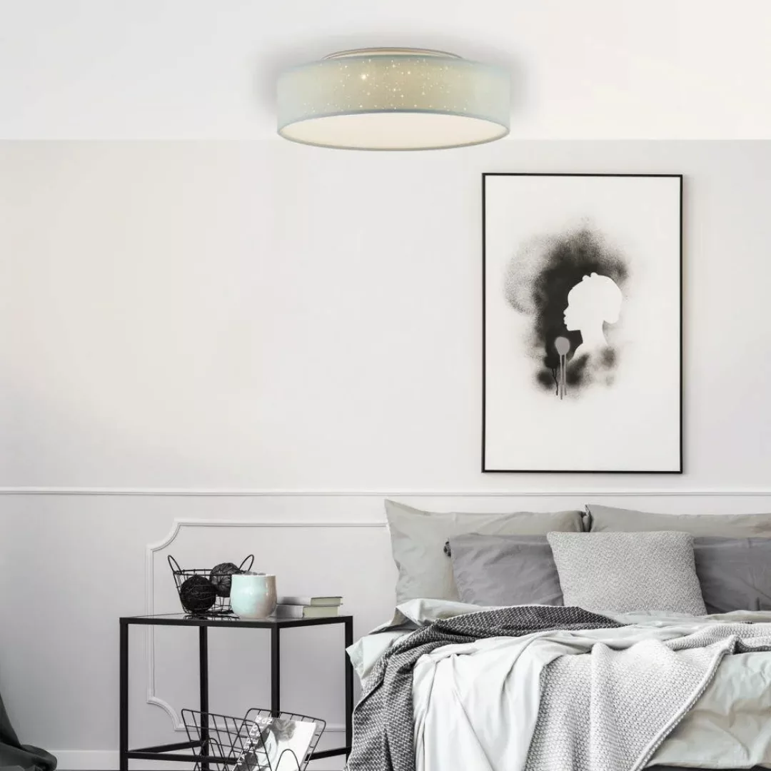 Brilliant Deckenleuchte »Baska«, 1 flammig-flammig, Deckenlampe 38cm grün günstig online kaufen
