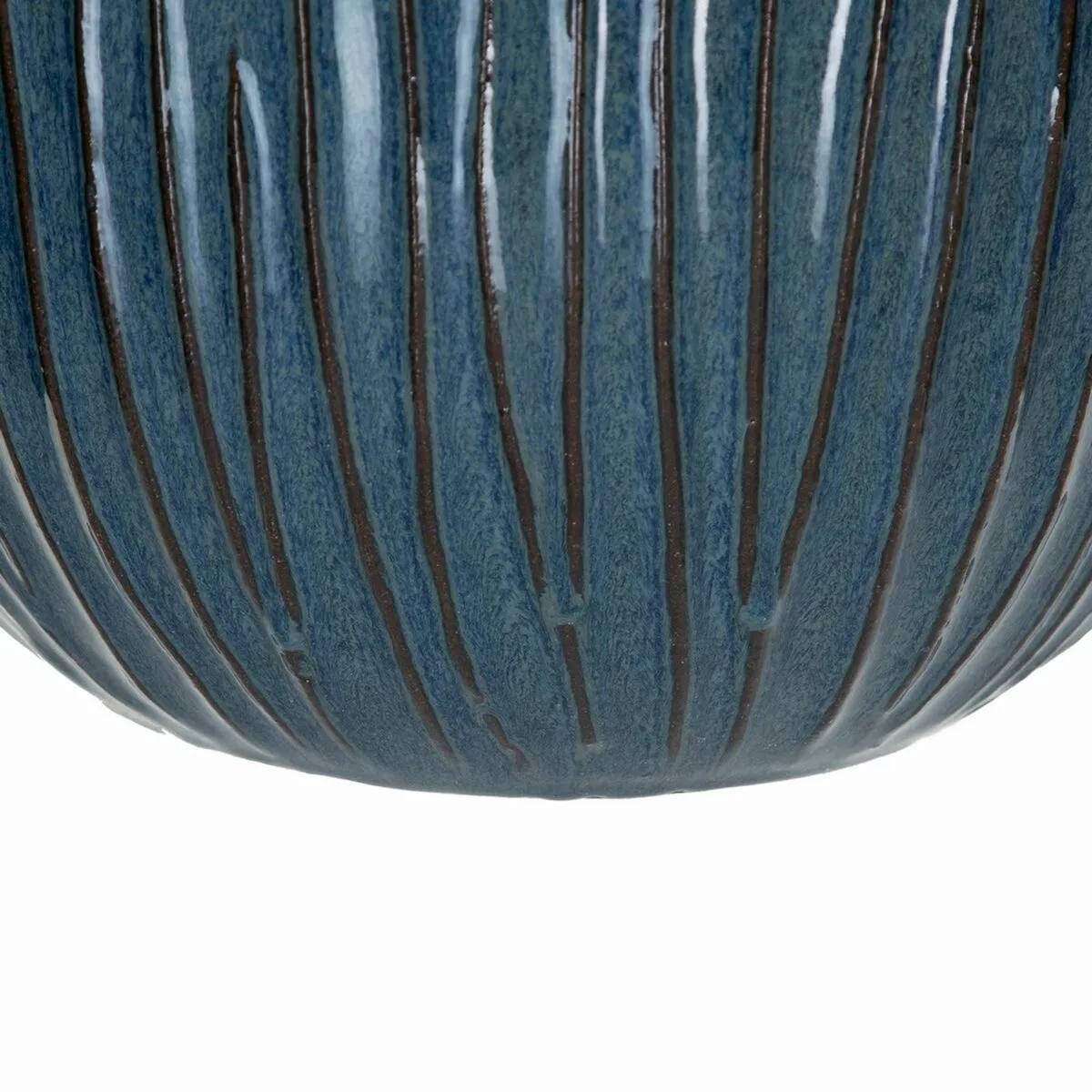 Satz Blumentöpfe 38 X 38 X 35 Cm Aus Keramik Blau (3 Stücke) günstig online kaufen