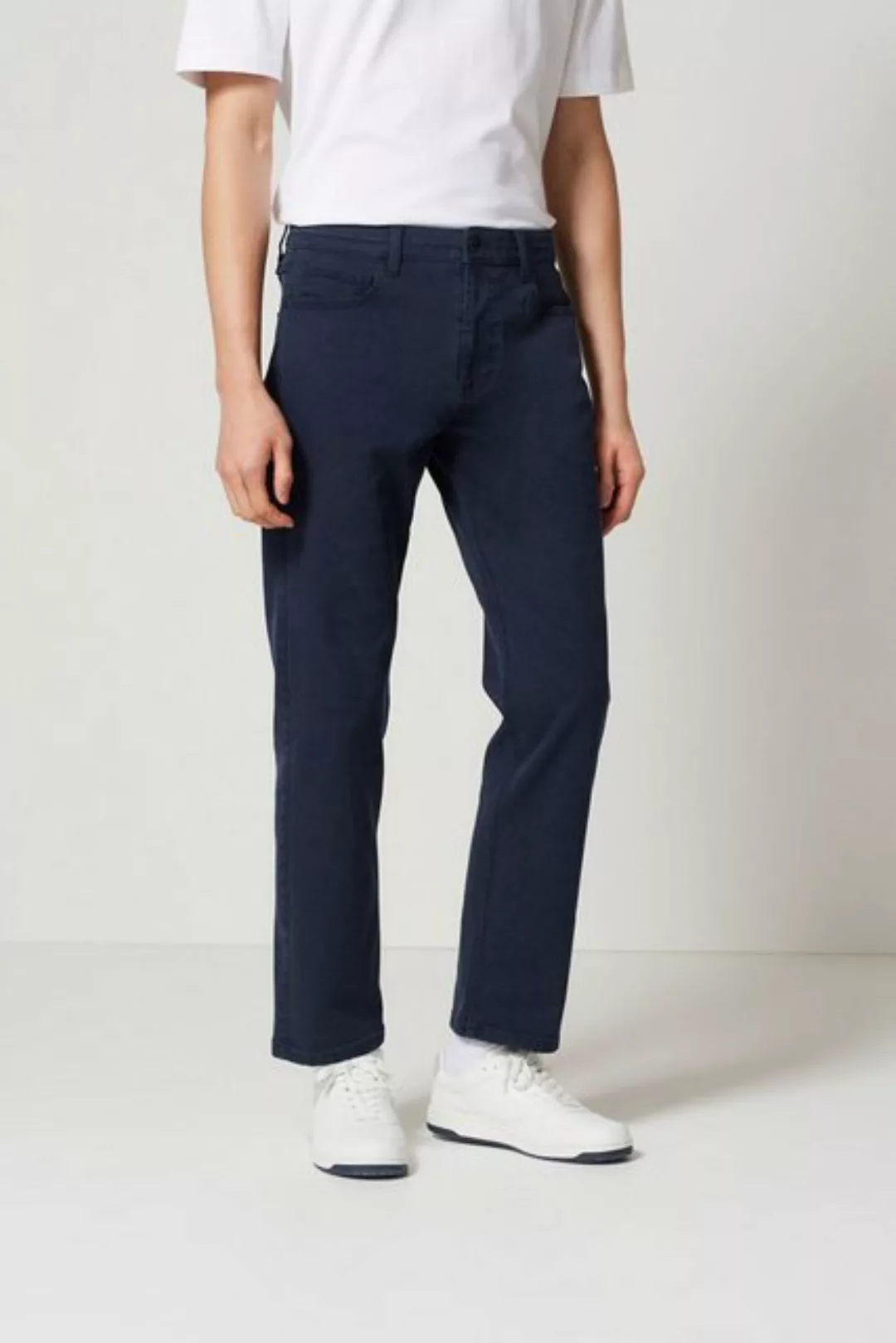Next Straight-Jeans Gefärbte Straight Fit Stretch-Jeans (1-tlg) günstig online kaufen
