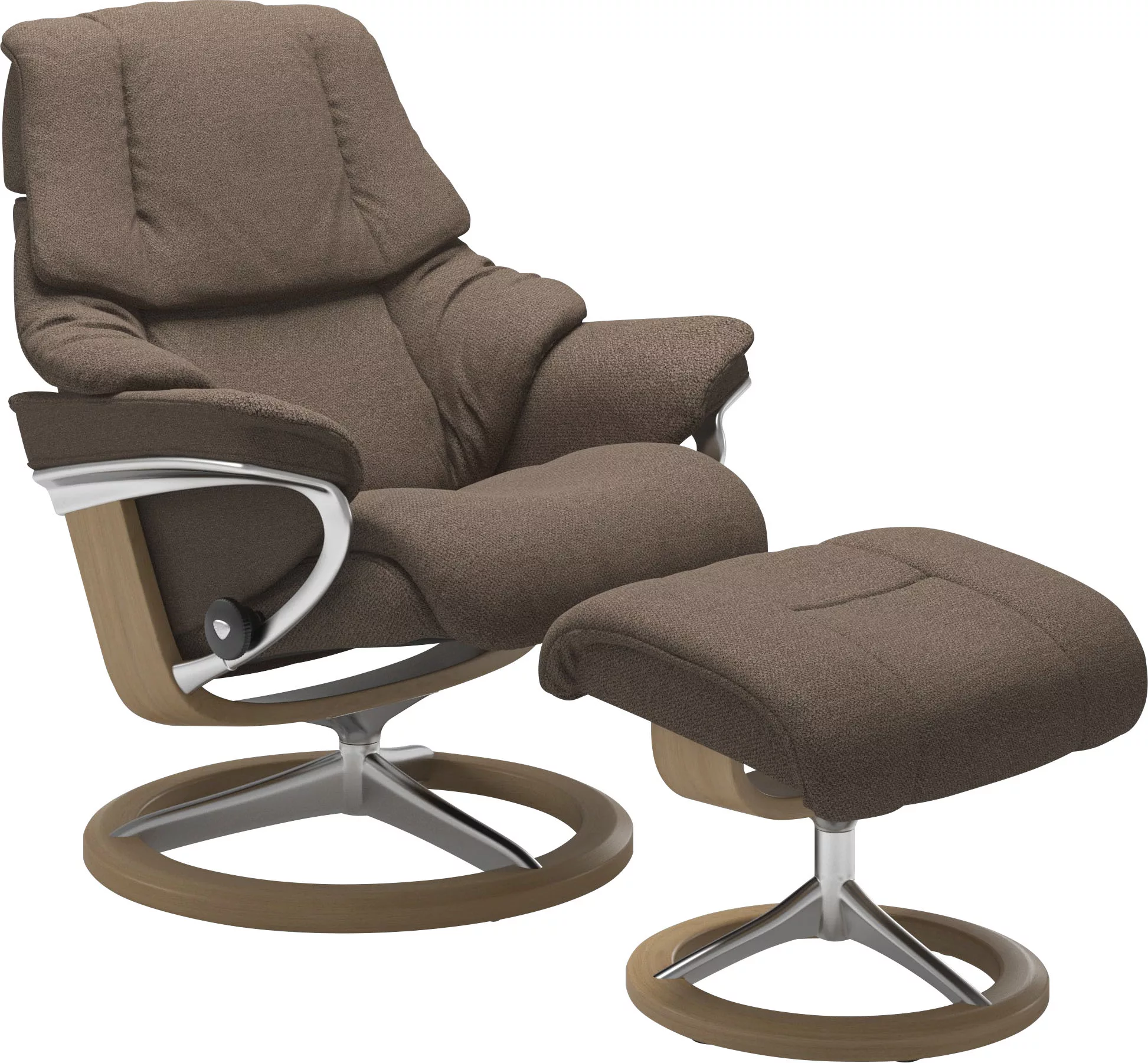 Stressless® Relaxsessel »Reno«, (Set, Relaxsessel mit Hocker), mit Hocker, günstig online kaufen