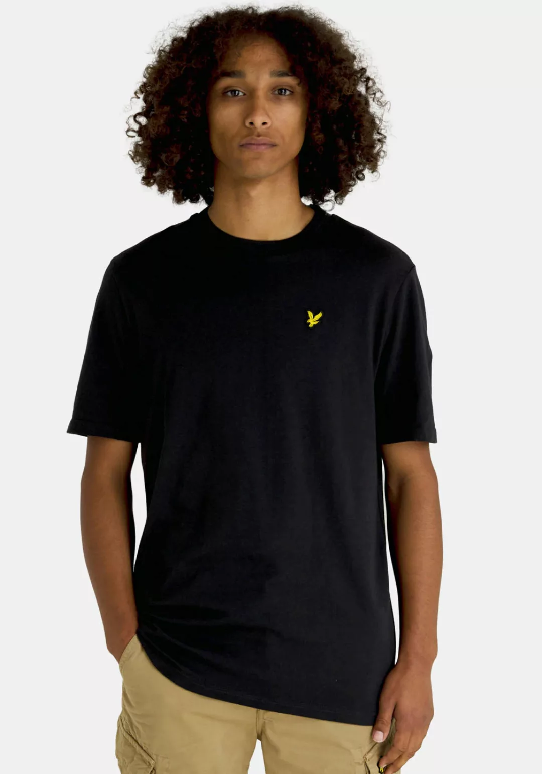 Lyle & Scott T-Shirt mit Logostickerei auf der Brust günstig online kaufen