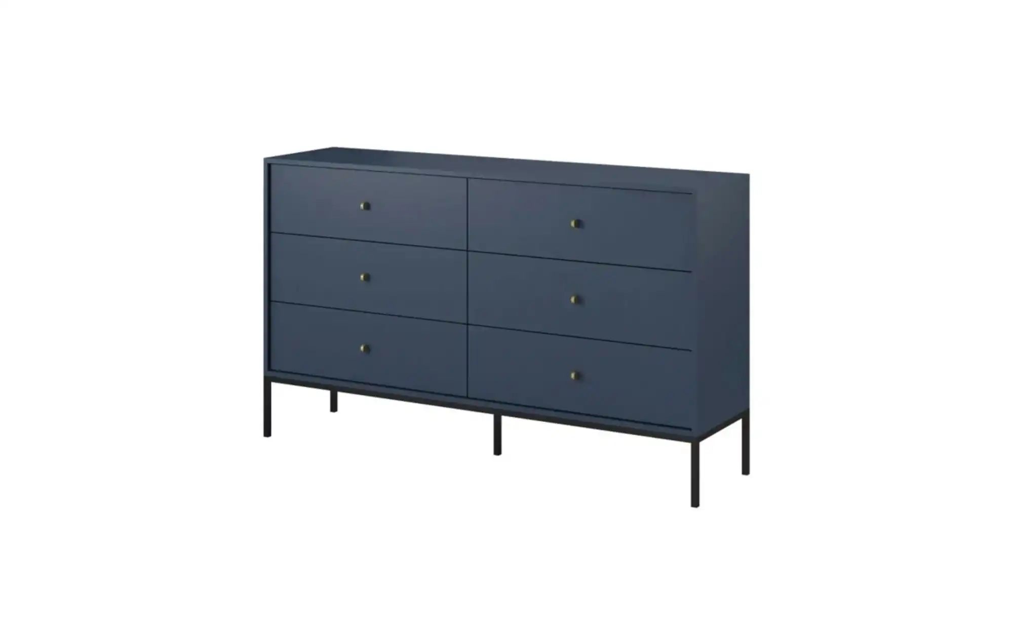 Kommode  Molly ¦ blau ¦ Maße (cm): B: 154 H: 91 Kommoden & Sideboards > Kom günstig online kaufen