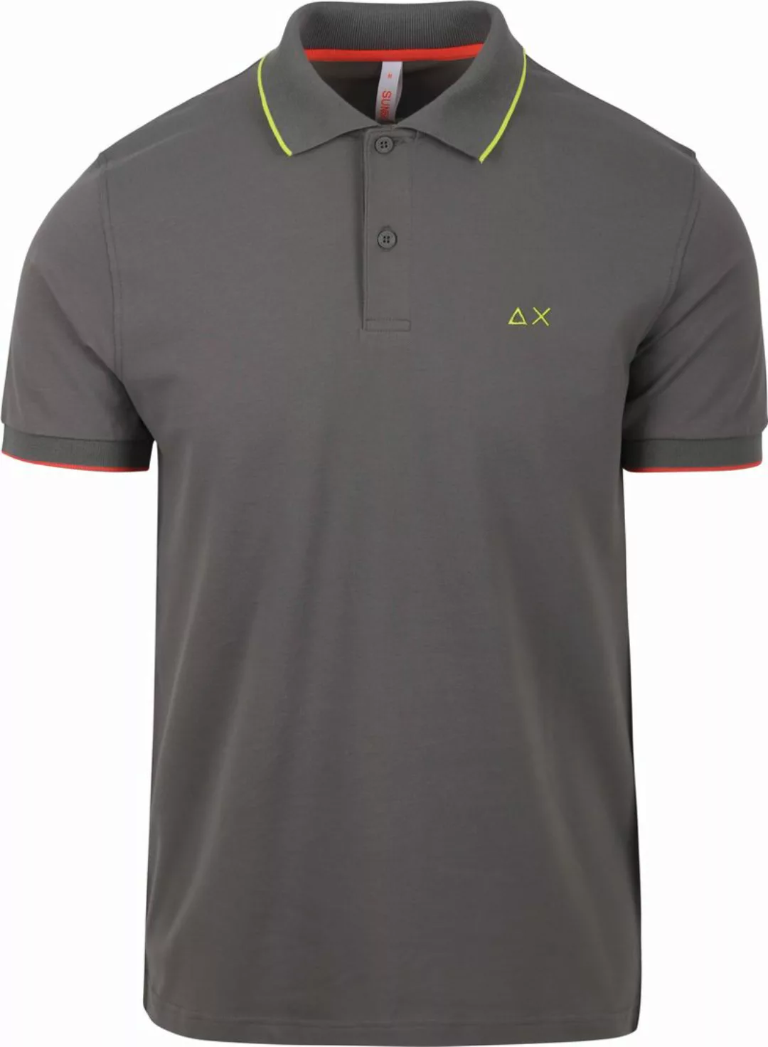 Sun68 Poloshirt Small Stripe Collar Anthrazit - Größe XXL günstig online kaufen