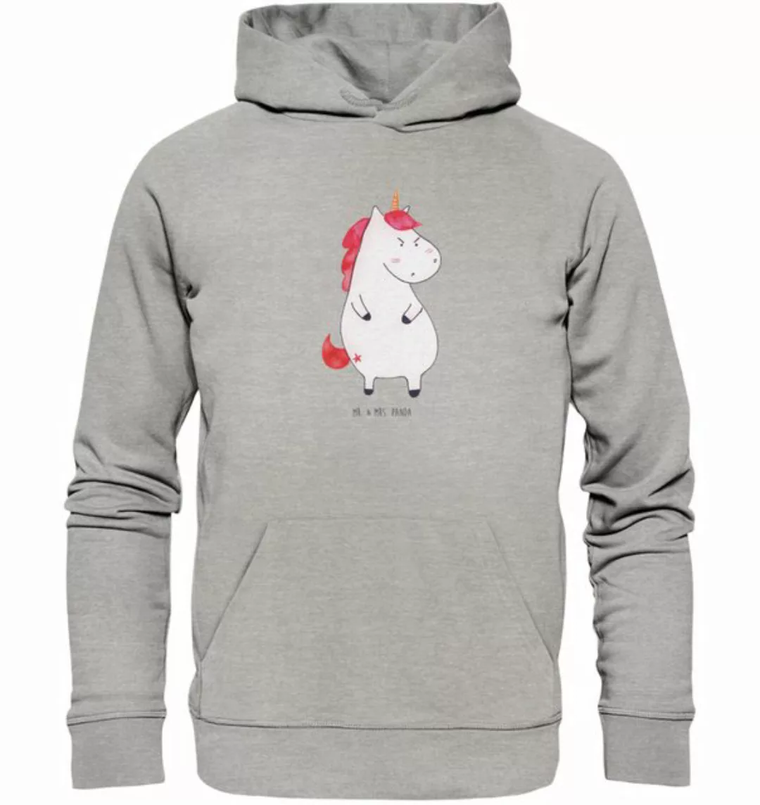 Mr. & Mrs. Panda Hoodie Einhorn Wut Größe XS - Heather Grey - Geschenk, Hoo günstig online kaufen