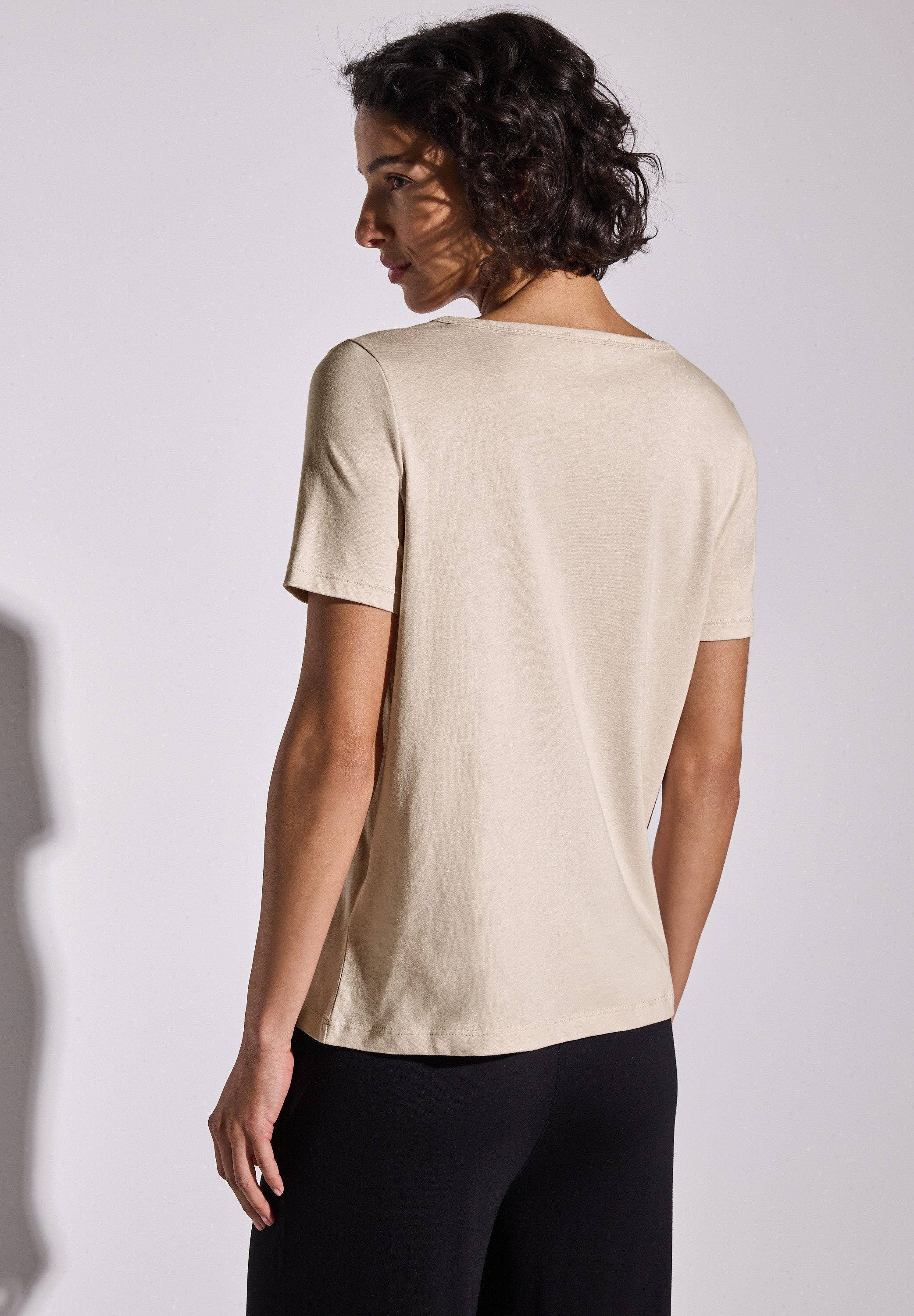 STREET ONE T-Shirt mit Schriftzug günstig online kaufen