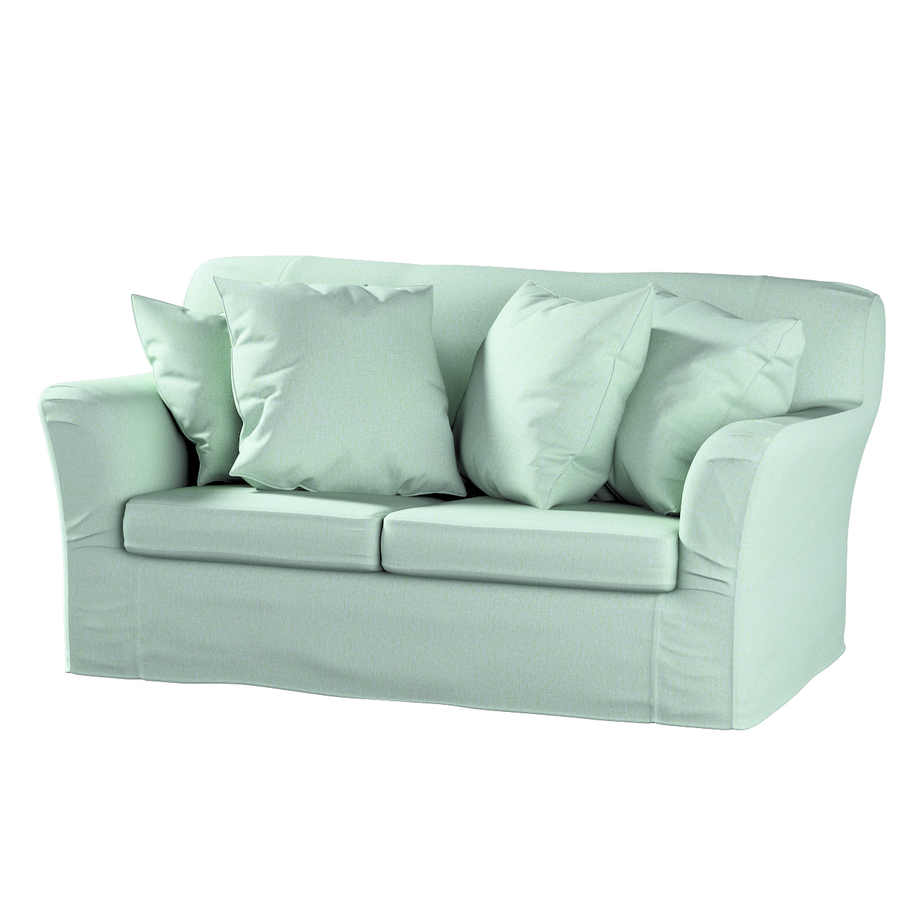 Bezug für Tomelilla 2-Sitzer Sofa nicht ausklappbar, pastellblau, Sofahusse günstig online kaufen