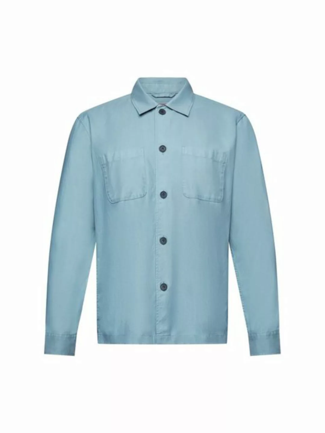 Esprit Langarmhemd Button-Down-Hemd aus Twill günstig online kaufen