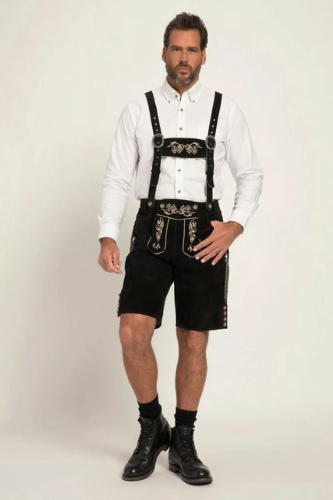 JP1880 Lederhose JP 1880 Trachtenhose echtes Leder Stickereien günstig online kaufen