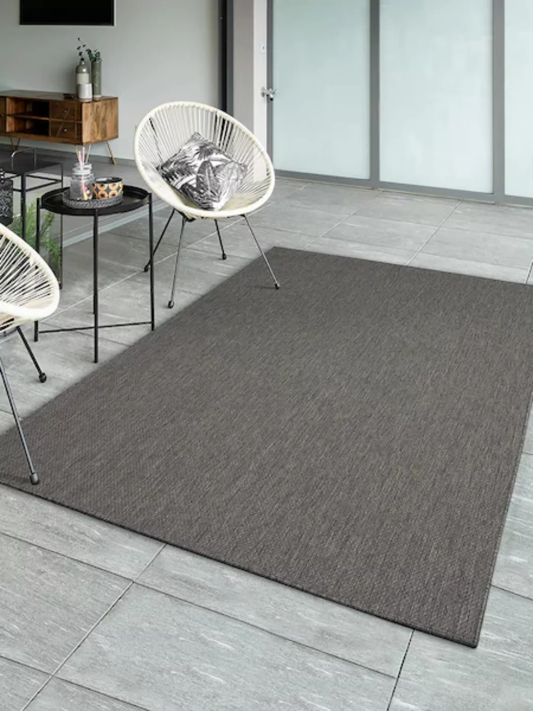 the carpet Teppich »Mistra«, rechteckig, 1 mm Höhe, moderner robuster In un günstig online kaufen