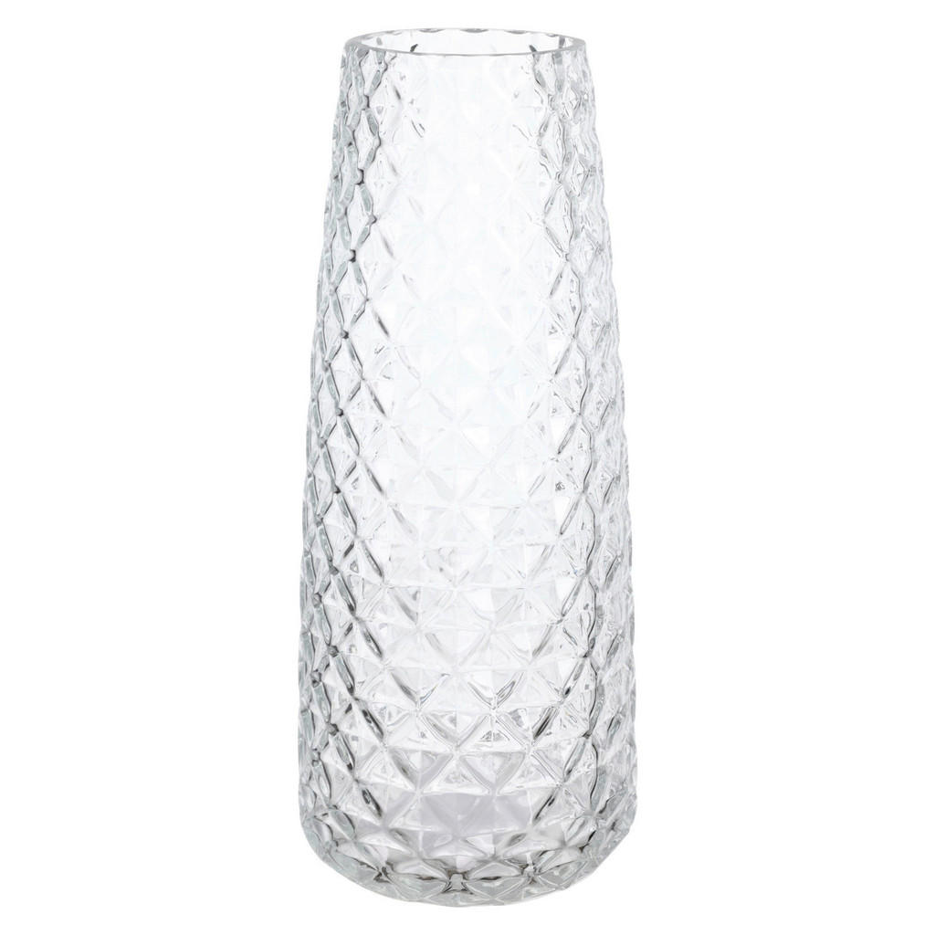 Vase klar Glas B/H/L: ca. 10x23,5x10 cm günstig online kaufen