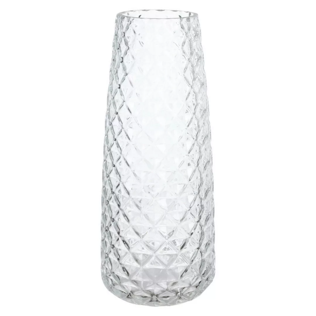 Vase klar Glas B/H/L: ca. 10x23,5x10 cm günstig online kaufen