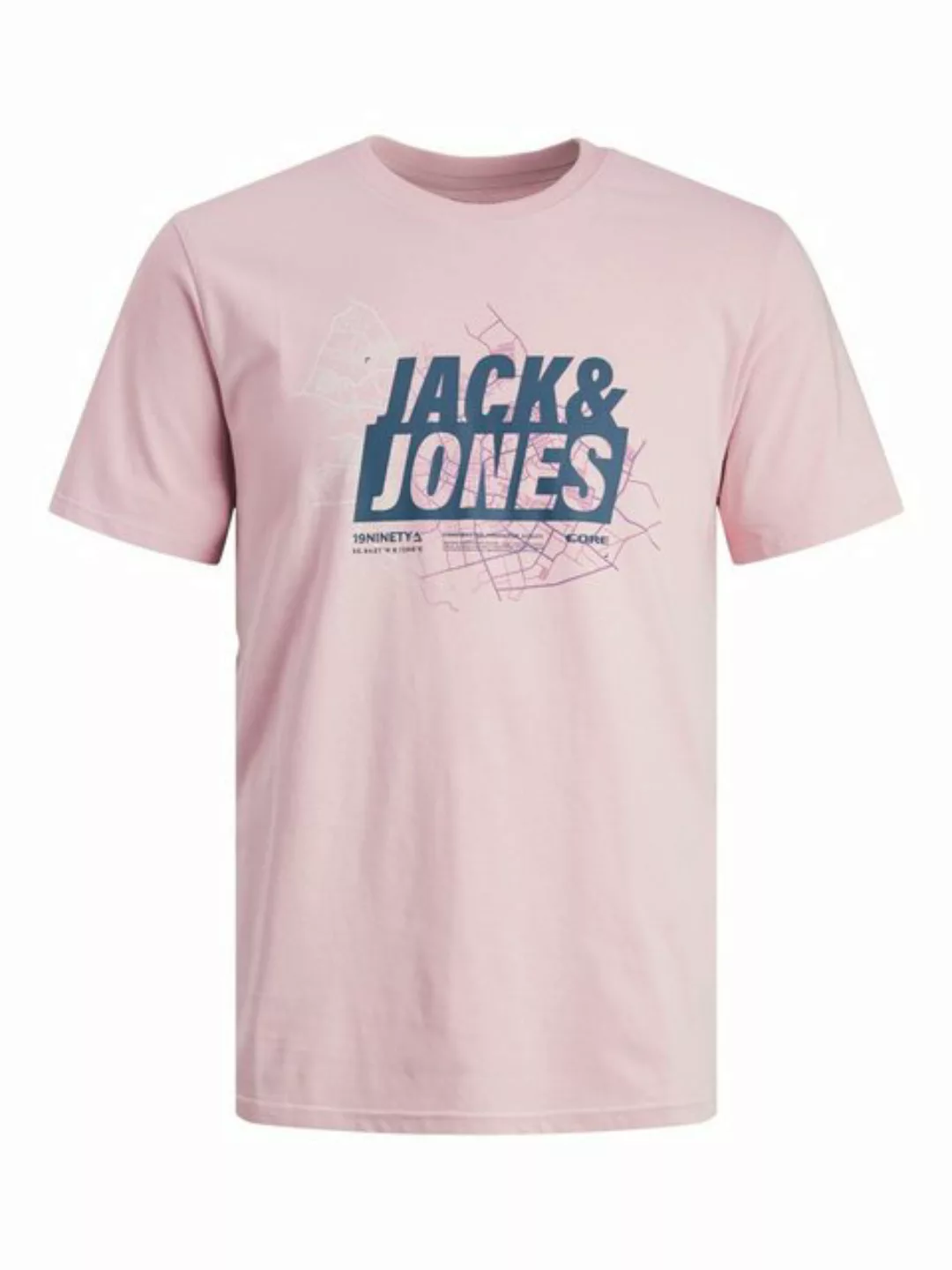 Jack & Jones Herren Rundhals T-Shirt JCOMAP SUMMER LOGO - Regular Fit günstig online kaufen