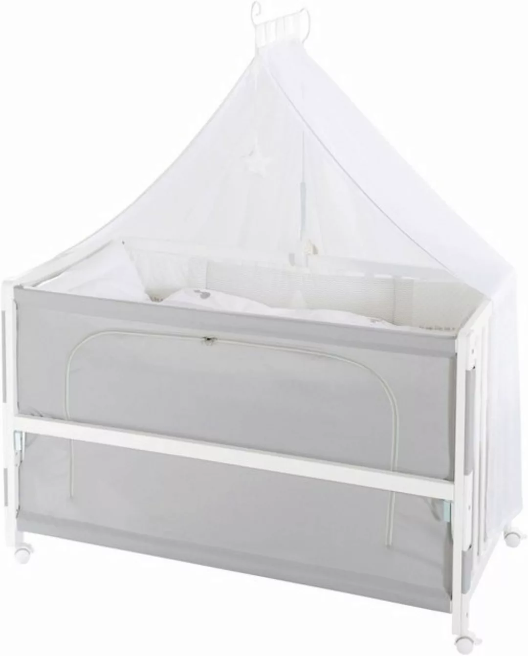 roba® Babybett »Room Bed, Fox & Bunny«, (6 tlg.) günstig online kaufen