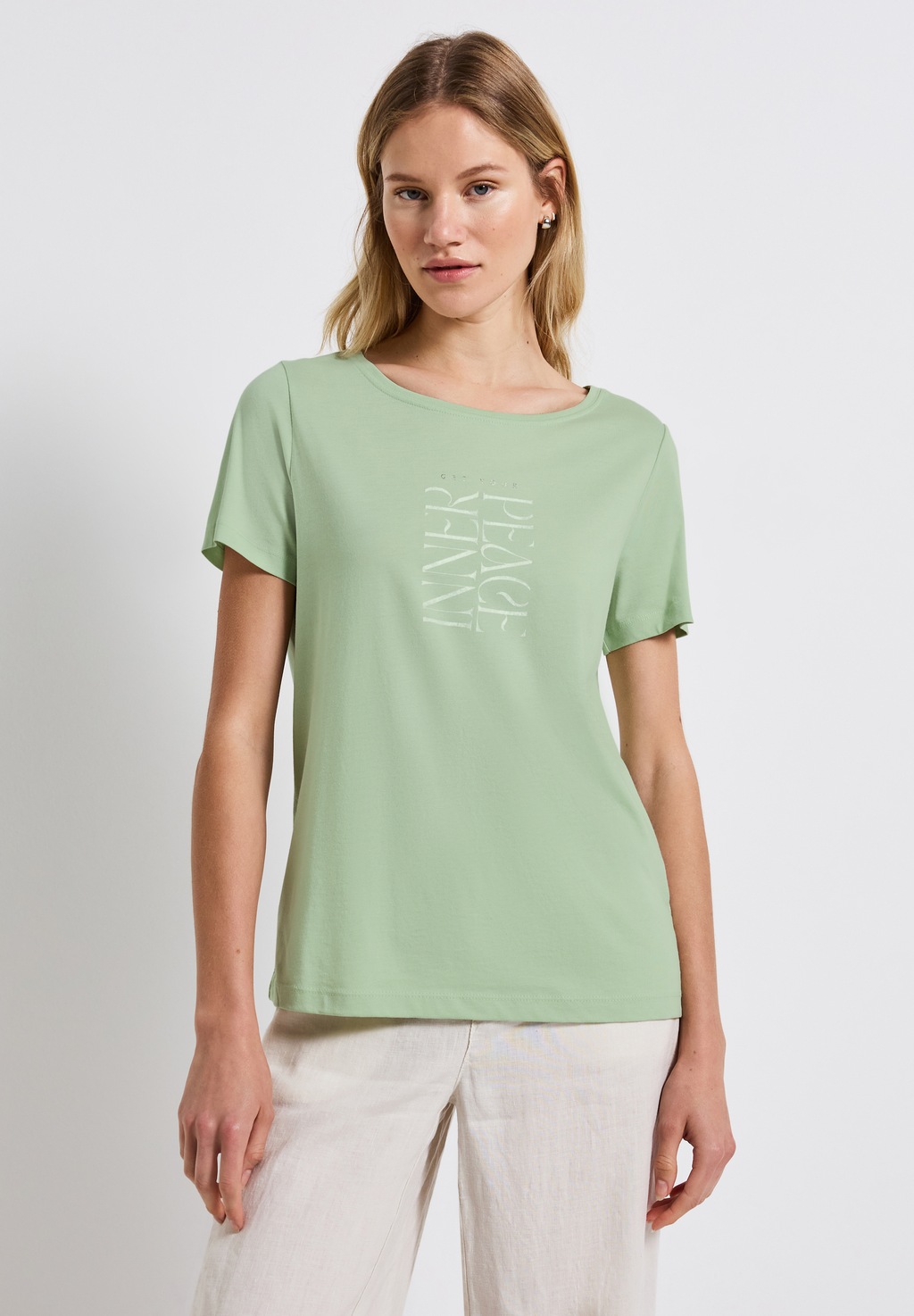 STREET ONE T-Shirt, im soften Baumwoll-Mix günstig online kaufen