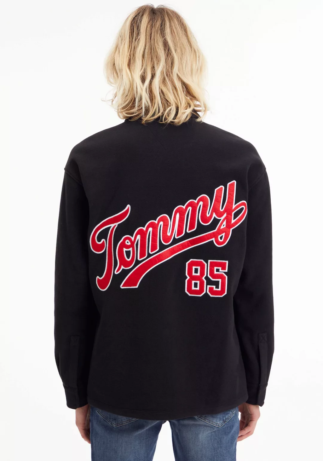 Tommy Jeans Fleecehemd "TJM POLAR FLEECE OVERSHIRT", mit Logostickereien au günstig online kaufen